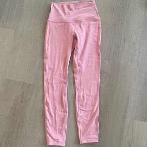 Pink Puff Align Lululemon Leggings